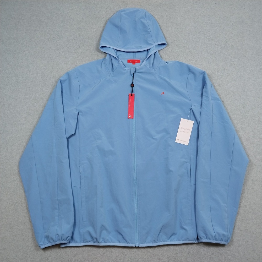Redvanly Jacket Mens XL Blue Dewitt Stretch Active Golf Wind Rain Resistant NEW